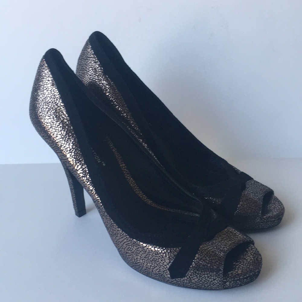 BCBG Peep-Toe Pumps
